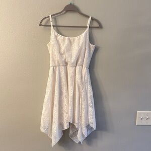 Buttons Cream Lace Detail Top